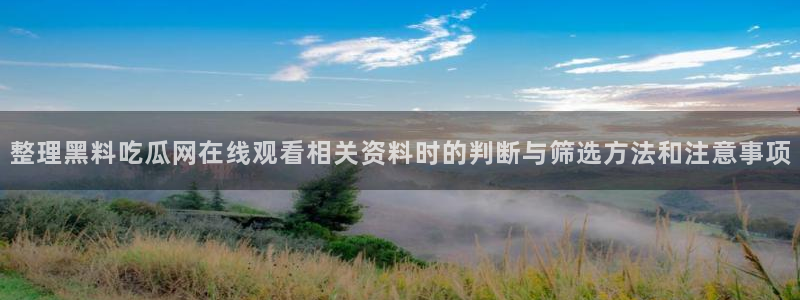 51在线吃瓜网